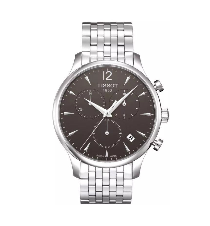 1745265139-c2ba939e140d887ca48fabc558aa709d.png Tissot Tradition Chronograph Quartz Watch 42mm - T063.617.11.057.00