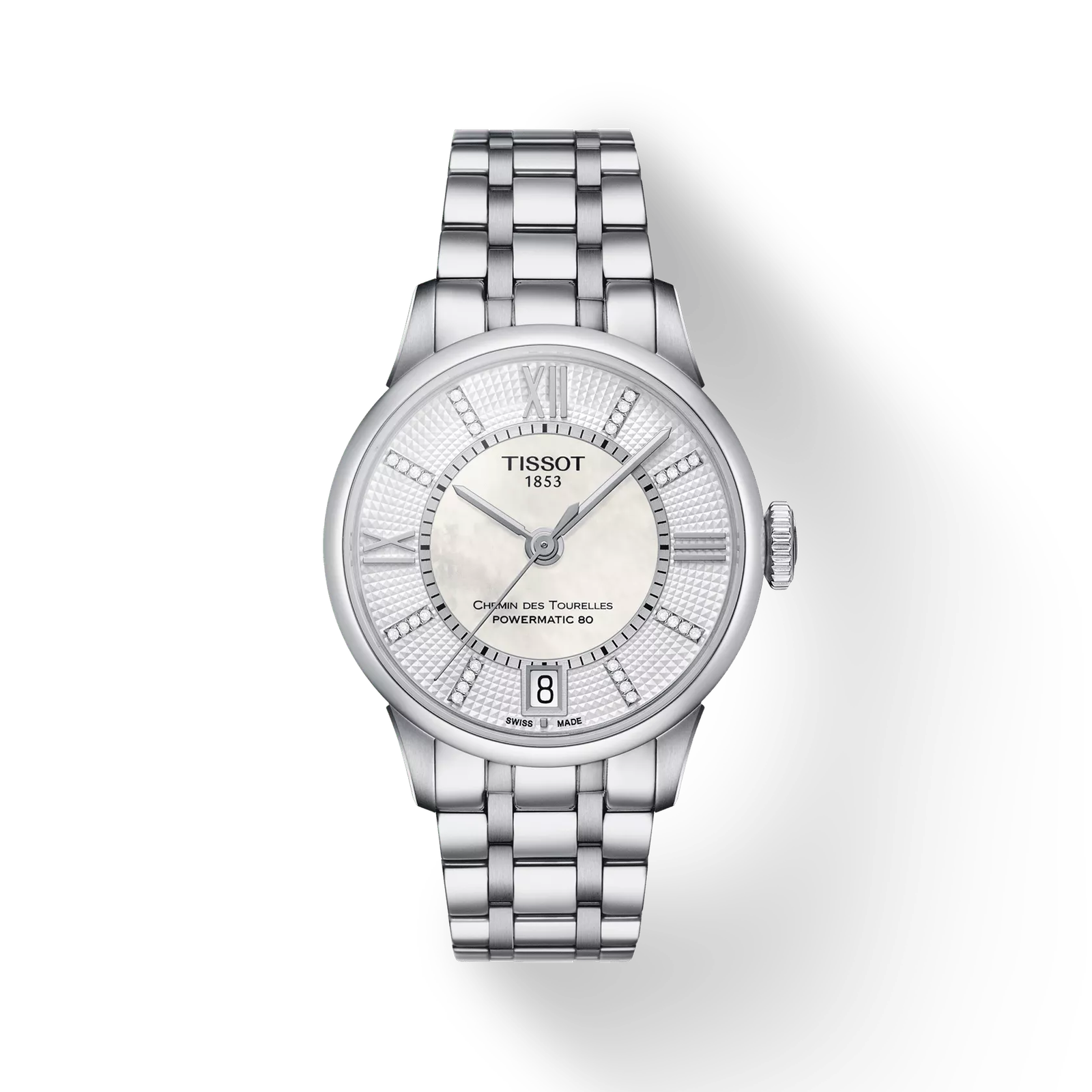 1745265250-5c76d57859bff888a2691368910184aa.png Tissot Chemin Des Tourelles Powermatic 80 Lady Automatic Watch 32mm - T099.207.11.116.00