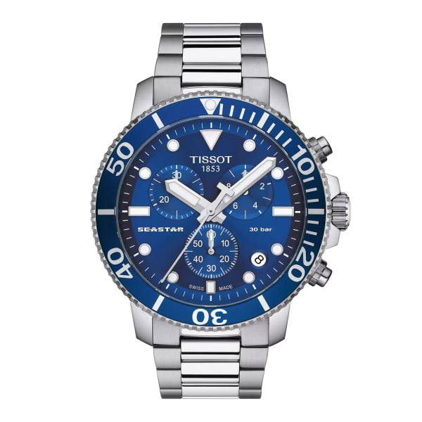 Tissot Seastar 1000 Chronograph Quartz Watch 45.5mm - T120.417.11.041.00