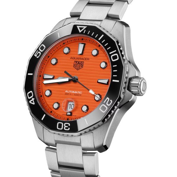 Tag Heuer Aquaracer Professional 300 Orange Diver Automatic Watch 43mm - WBP201F.BA0632