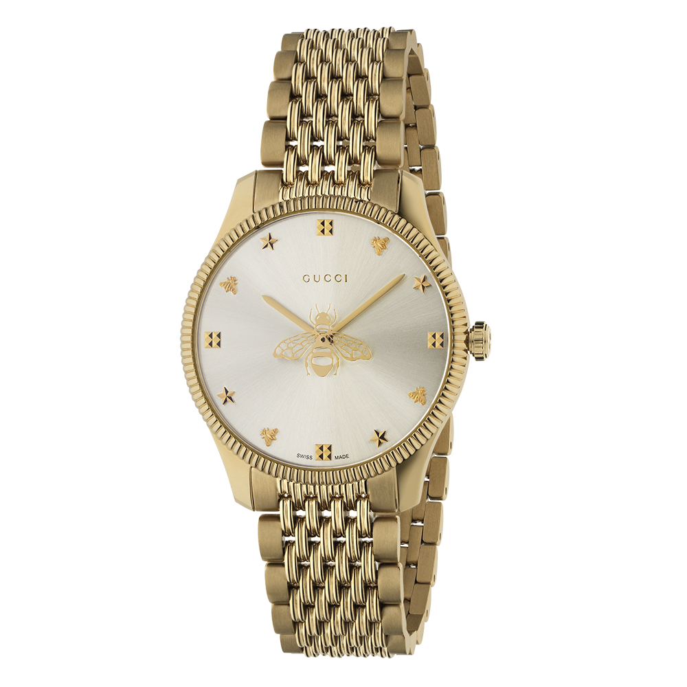1745267213-caa33297a215eda4b4d7f00dc8b12a32.png Gucci G-Timeless Quartz Watch 36mm - YA1264155