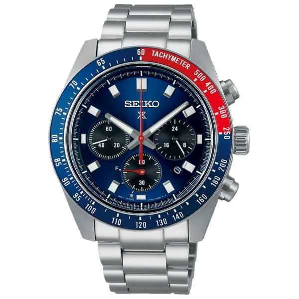 Seiko Prospex Speedtimer Solar Chronograph Watch 41.4mm - SSC913P1