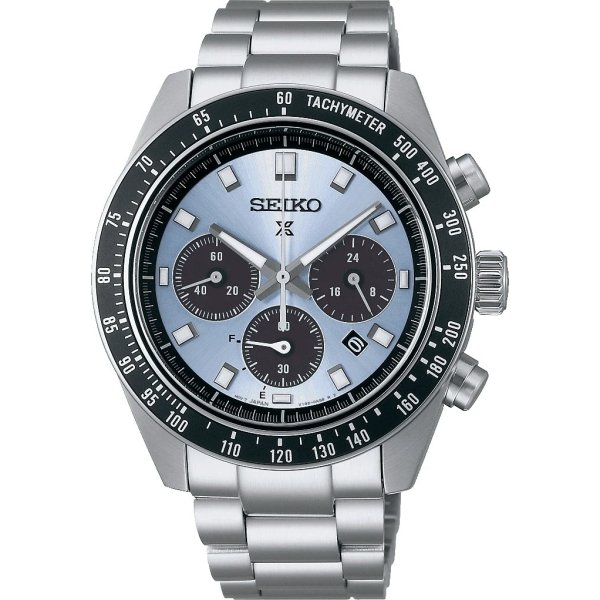 Seiko Prospex Speedtimer Solar Chronograph Watch 41.4mm - SSC935P1