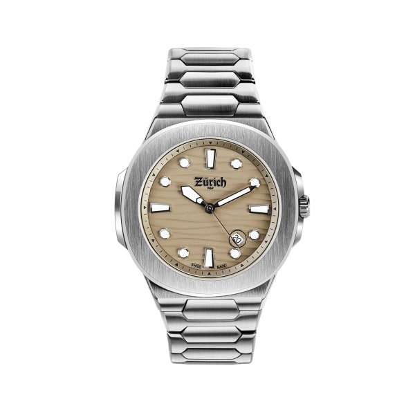 Zurich Daydate Silver Quartz Watch 40mm - Z1.432.40.1.1 Zurich Daydate Silver Quartz Watch 40mm - Z1.432.40.1.1