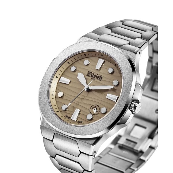 Zurich Daydate Silver Quartz Watch 40mm - Z1.432.40.1.1 Zurich Daydate Silver Quartz Watch 40mm - Z1.432.40.1.1