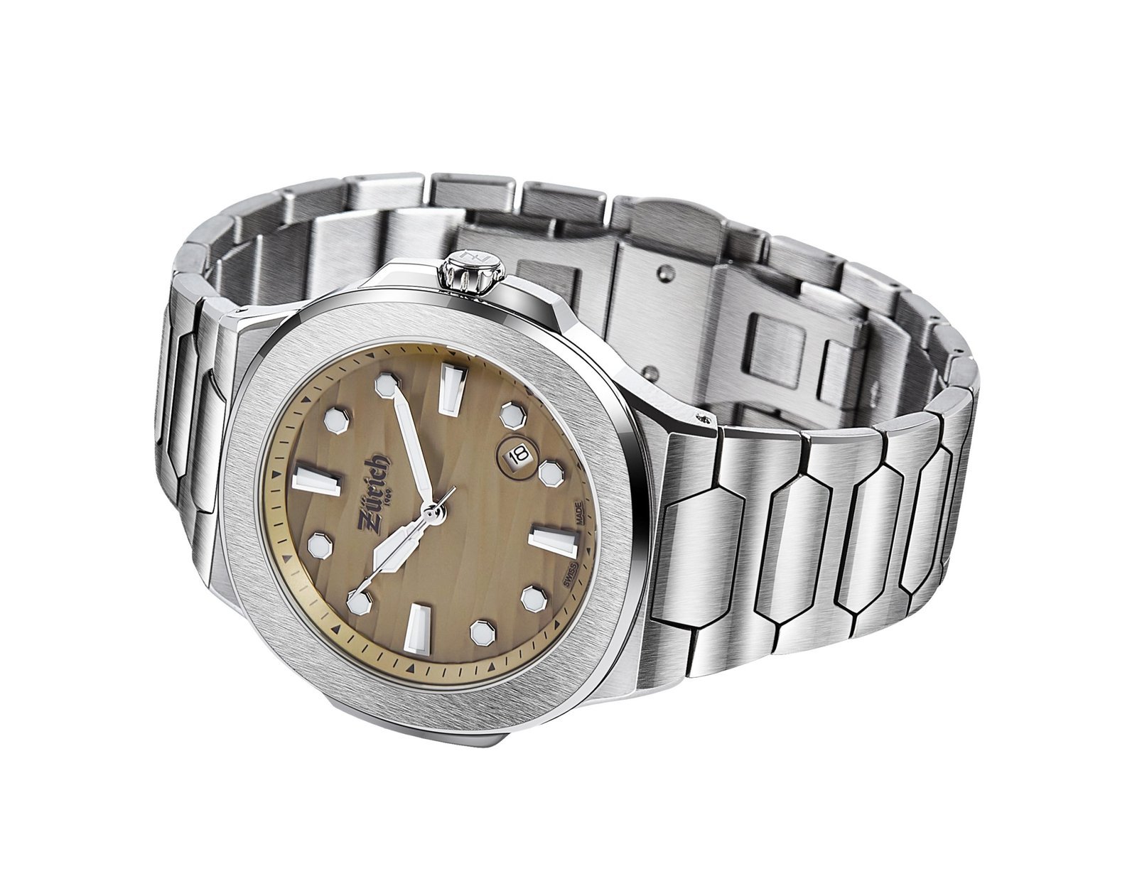 1757179849-bcdd0e6ecfc1cfa9a5b49880f2c61dd5.jpg Zurich Daydate Silver Quartz Watch 40mm - Z1.432.40.1.1