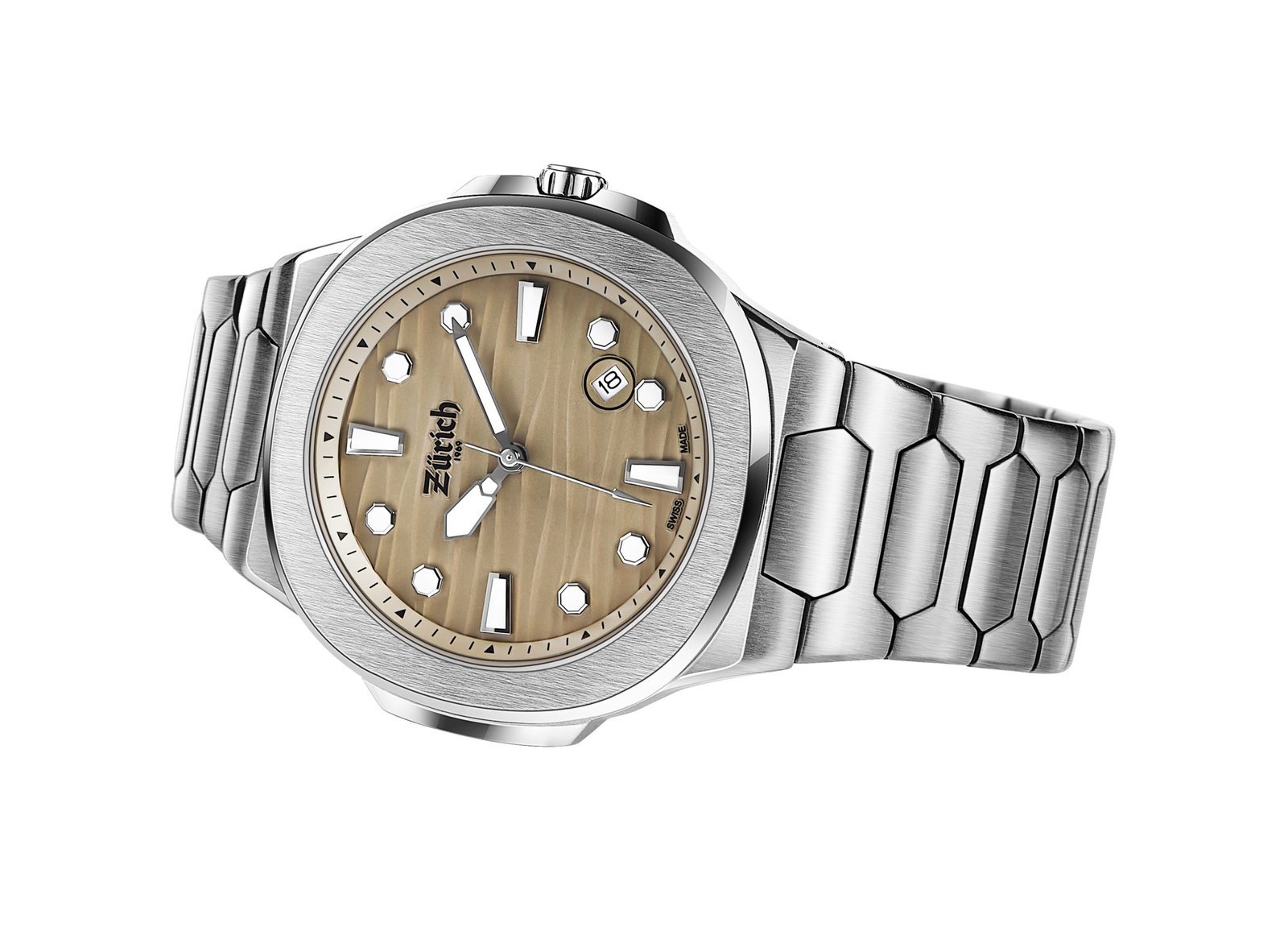 1757179850-d394cb5c21316989fca118f26b1edcee.jpg Zurich Daydate Silver Quartz Watch 40mm - Z1.432.40.1.1