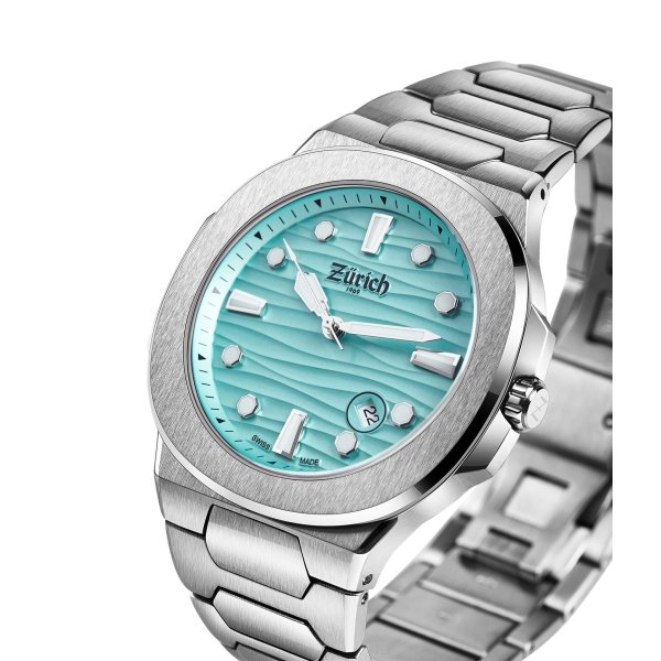 Zurich Daydate Tiffany Quartz Watch 40mm - Z1.432.40.1.2 Zurich Daydate Tiffany Quartz Watch 40mm - Z1.432.40.1.2
