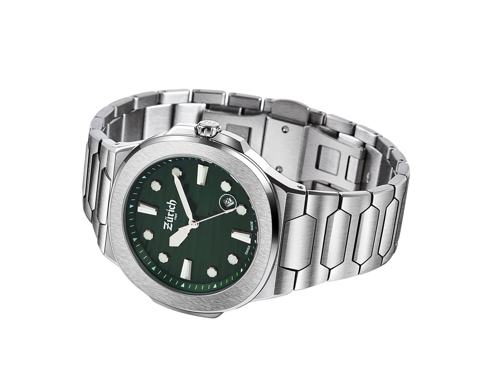 1757179873-1409cbe1e059b949fc0d03f7692da644.jpg Zurich Daydate Emerald Quartz Watch 40mm - Z1.432.40.1.4