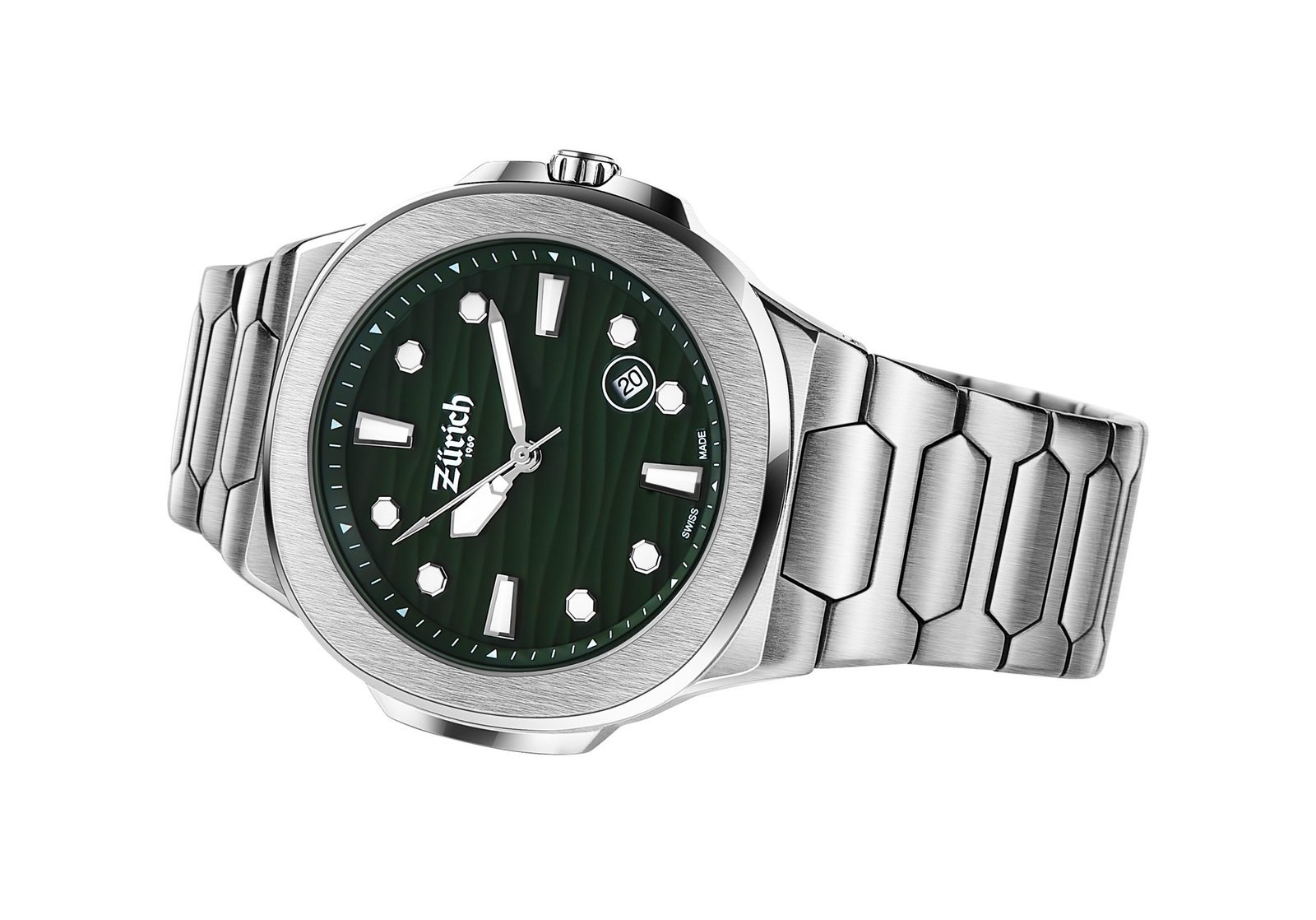1757179874-71173d5966cc4ff41b65207a05ad1863.jpg Zurich Daydate Emerald Quartz Watch 40mm - Z1.432.40.1.4
