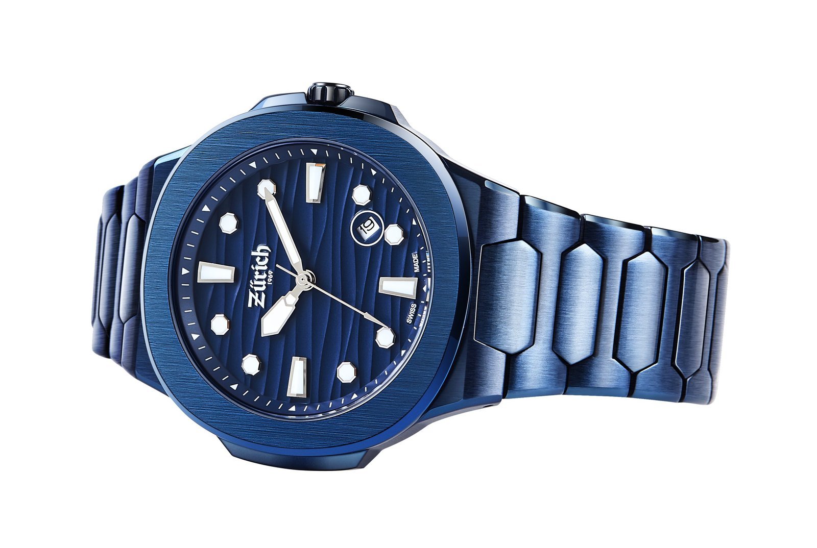 1757179887-bf931ff0358e016df235637a58ca78f3.jpg Zurich Daydate Ocean Quartz Watch 40mm - Z1.432.40.1.6