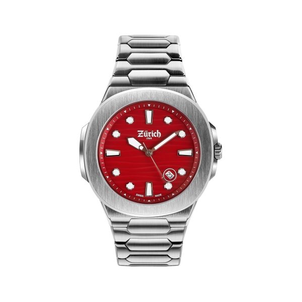 Zurich Daydate Ruby Quartz Watch 40mm - Z1.432.40.1.8 Zurich Daydate Ruby Quartz Watch 40mm - Z1.432.40.1.8