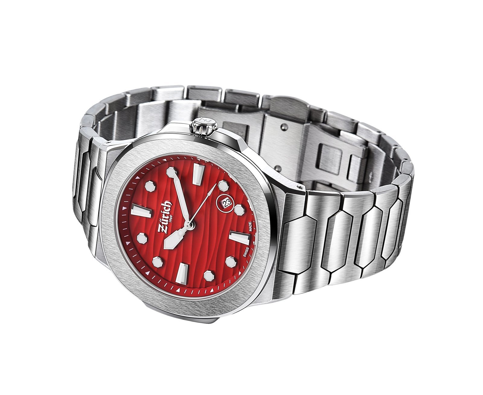 1757179899-81c19a96b41b8687b6428bb7cf6bff7d.jpg Zurich Daydate Ruby Quartz Watch 40mm - Z1.432.40.1.8